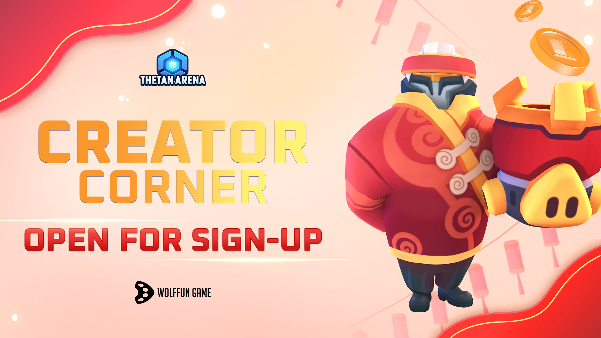 CREATOR CORNER - OPEN FOR SIGN-UP