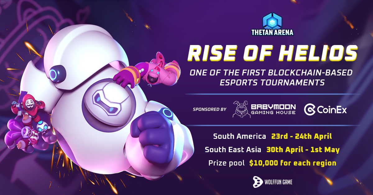 "Rise of Helios" - The First Blockchain-based eSports Tournament of Thetan Arena with $20,000 BUSD in Prize
