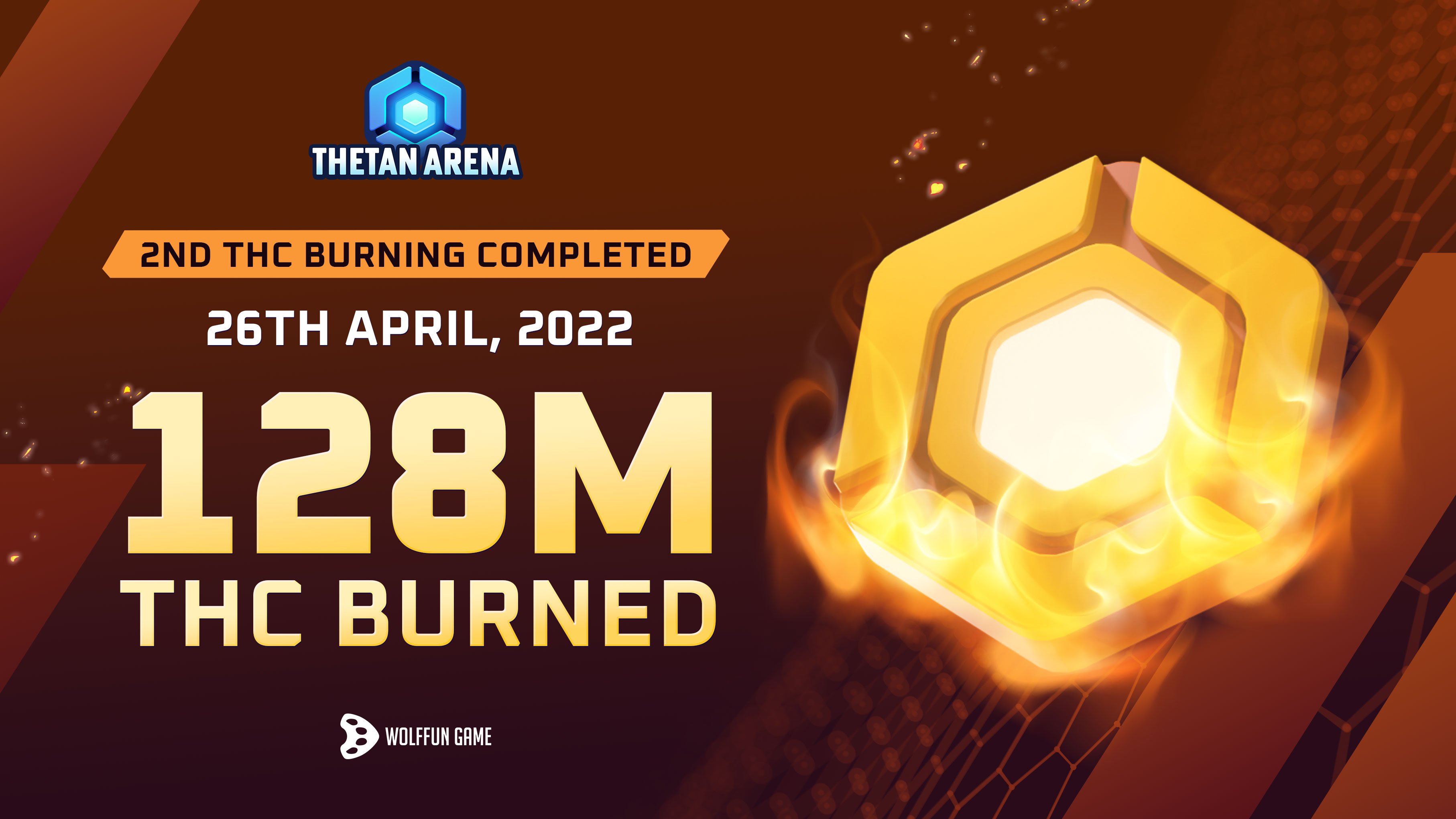The 2nd Token Burning: 128,000,000 THC Has Been Burned