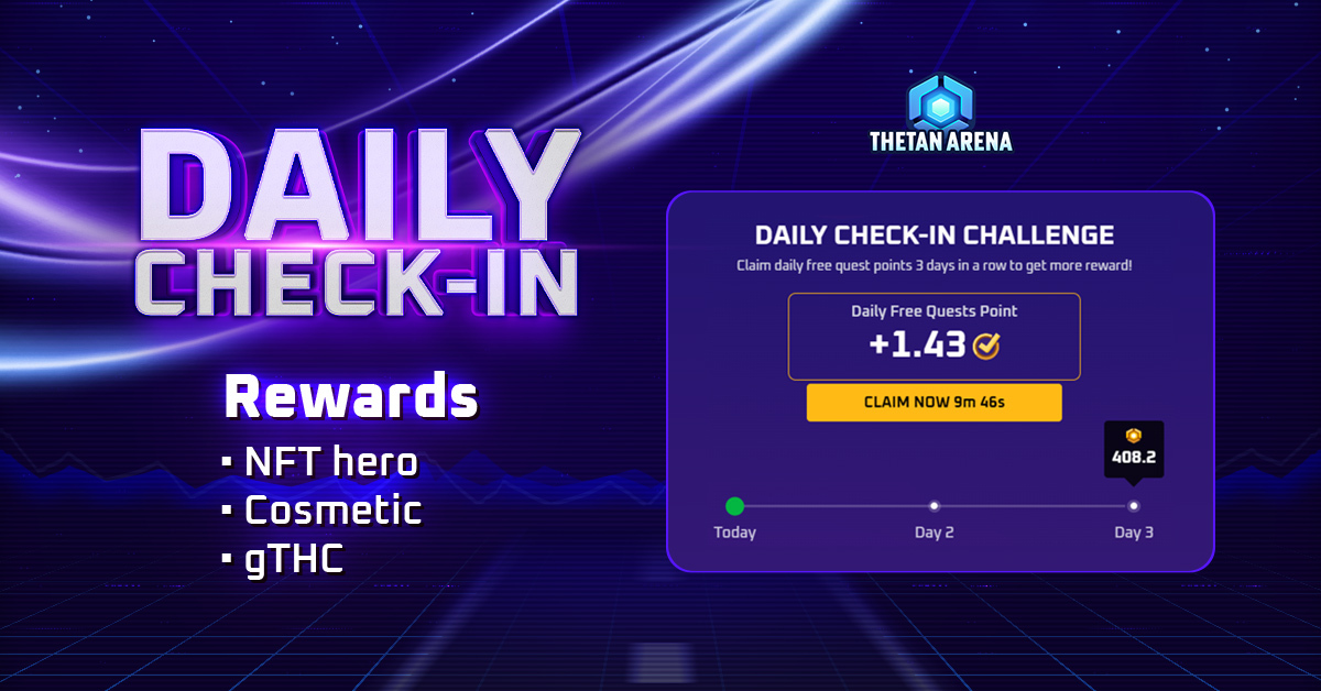 Rewards Are Still Up For Grabs Via Daily Check-In
