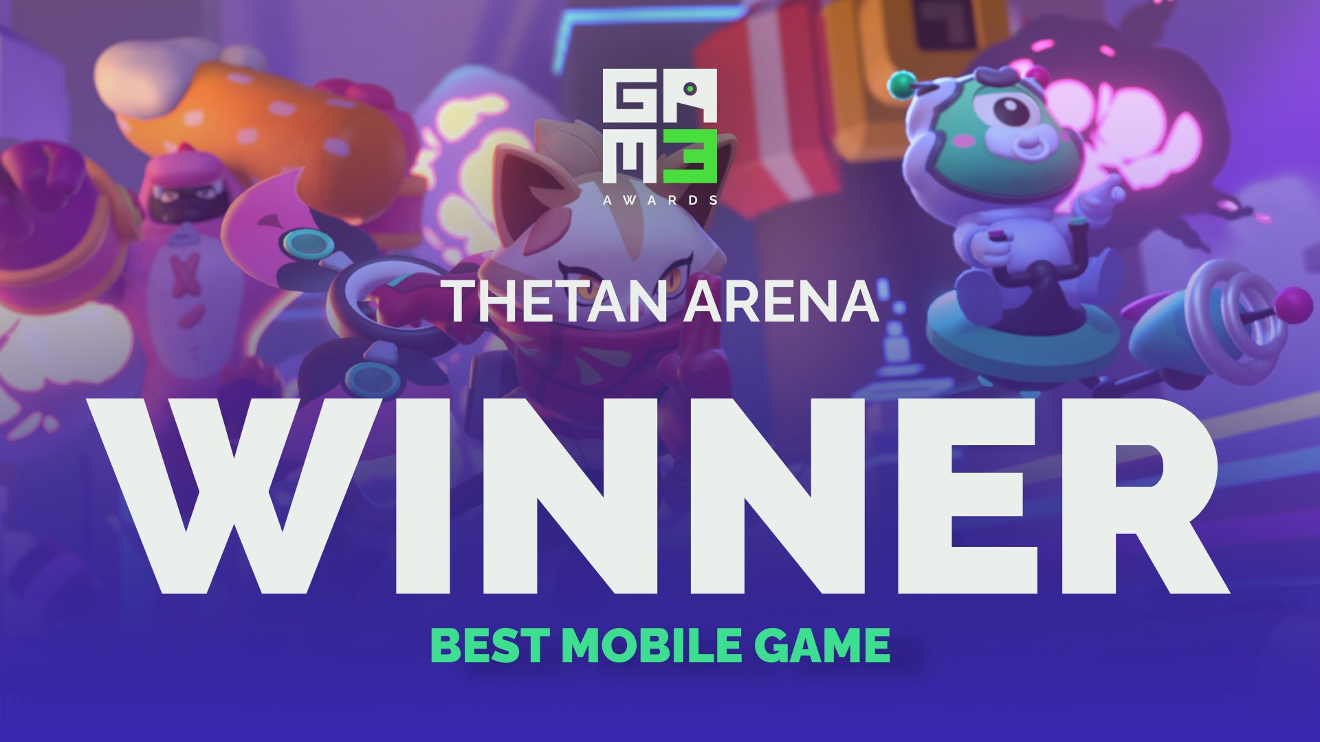 Thetan Arena Wins Best Mobile Game Award at GAM3 Awards 2022